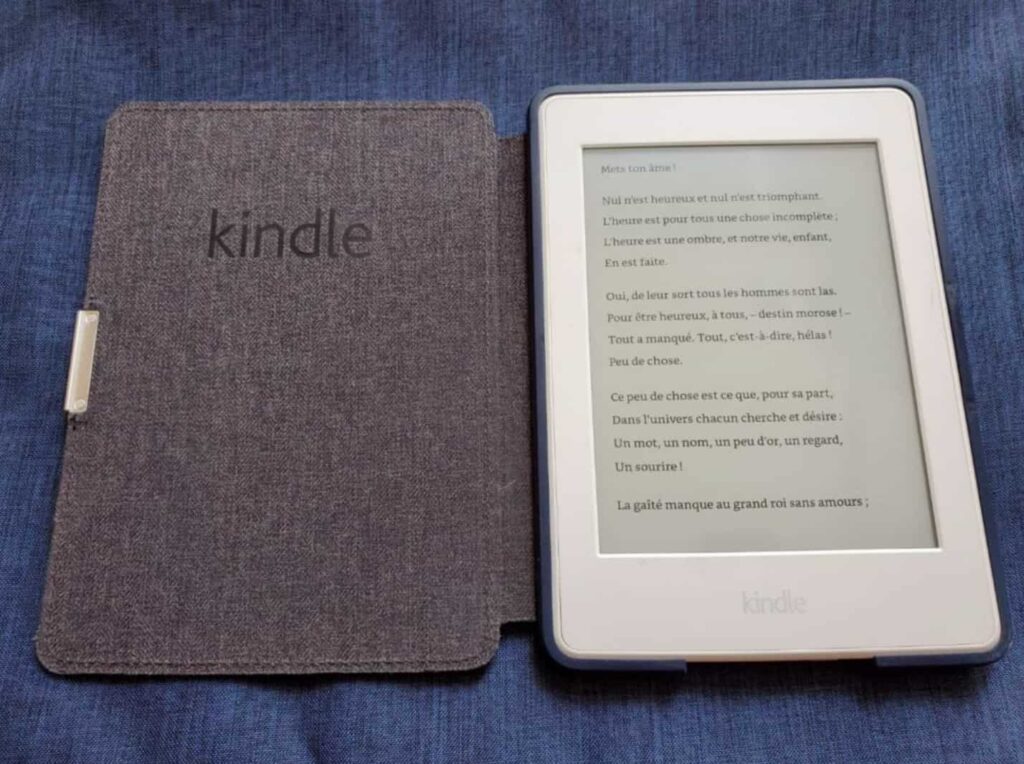 Kindleのフランス語画面