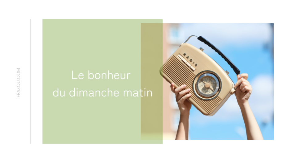 Le bonheur du dimanche matin : merci MAYURIKA